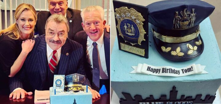 “Tom Selleck’s ‘Blue Bloods’ Cast Marks His 79th Birthday with the Ultimate Cake Celebration”