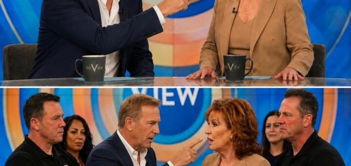 The View had transformed into a tense, unforgettable confrontation on live television — and every eye in the studio was locked on Kevin Costner.