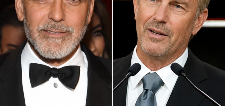 LAST NIGHT: George Clooney attacked Kevin Costner — and received a brutal “lesson” he won’t forget.